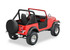 Bestop 80-95 Jeep Cj7 Black Denim Half Doors 53038-15