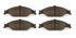 Centric Brake Parts C-Tek Ceramic Brake Pads With Shims 103.0804