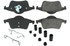 Centric Brake Parts Posi-Quiet Semi-Metallic Brake Pads With Hardwar 104.0795