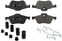 Centric Brake Parts Posi-Quiet Semi-Metallic Brake Pads With Hardwar 104.0939