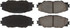 Centric Brake Parts Ceramic Brake Pad/Hardwa Re 105.1211