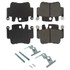 Centric Brake Parts Posi-Quiet Extended Wear Brake Pads With Shims A 106.0917