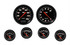 Classic Instruments Velocity Black 6 Gauge Set 2-5/8 Short Sweep Vs251Bblf