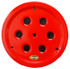 Dominator Race Products Wheel Cover Hole Vent Alum Bolt 15in Red DOM1032-B-RD