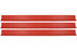 Dominator Race Products Dirt Rocker Set Red 3Pc 1100-Rd