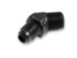 Earls #6 Male to 3/8in NPT 45 Deg Ano-Tuff Adapter EARAT982366ERL