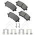 Akebono Brake Corporation Brake Pad Rear Acura Mdx 07-16 Honda Odyssey Act1281