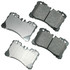 Akebono Brake Corporation Brake Pad Lexus Ls460 07 -17 Ls500 18-19 Act1282 Akebono Brake Corporation Brake Pad Lexus Ls460 07 -17 Ls500 18-19 Act1282