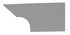 Fivestar Qtr Panel High Impact Plastic Gray Left FIV34001-27351-GL Fivestar Qtr Panel High Impact Plastic Gray Left FIV34001-27351-GL