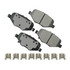 Akebono Brake Corporation Brake Pads Dodge Caravan 12-16 Asp1612