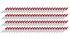Fivestar Sml Hd Rivet Red Multi-Grip 100pk FIV814R-100S