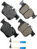 Akebono Brake Corporation Brake Pads Mercedes-Benz  Eur1872
