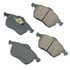 Akebono Brake Corporation Brake Pads Volkswagen Passat 98-01 Eur836 Akebono Brake Corporation Brake Pads Volkswagen Passat 98-01 Eur836