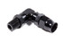 Fragola Hose Fitting #6 90 Deg to 1/4npt PTFE Black FRG689906-BL