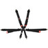 G-force 6pt Harness Camlock Indiv P/D Black  FIA GFR7620BK