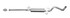 Gibson Exhaust Cat-Back Single Exhaust System  Stainless GIB618802