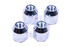 Gorilla 4 Lugnuts Acorn Bulge 7/16 GOR91177B