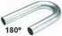 Hedman U-Bend Mild Steel 3.000 x 6in Radius 18 Gauge HED12063