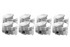 Icon Pistons BBC FHR Domed Piston Set 4.280 Bore +18.3cc ICNIC9919.030