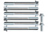Ict Billet LS Water Pump and Thermostat Bolt Kit ICT551434