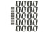 Ict Billet 20pcs LS MAF Mass Air Fl ow Sensor Bung Weld Flan ICT551545-X20