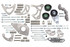Ict Billet Alternator/Power Steerin Relocation Bracket Kit ICT551569LS0WP-3