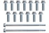 Ict Billet LS Oil Pan Bolt Set Flange Head Bolts ICT551680