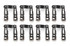Isky Cams BBC Solid Roller Lifter Set EZ-RollMax ISK376RHM937EZMAX