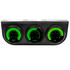 Intellitronix 3 Gauge Kit LED Bargraph Panel 2-1/6 w/Green LED ITLB9333G