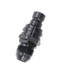 Jiffy-tite Q/R #4 Male Plug Valved Black JFT22404 Jiffy-tite Q/R #4 Male Plug Valved Black JFT22404
