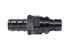 Jiffy-tite Q/R #10 Male Push Lock Plug Valved Black JFT52510P