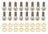 Keizer Aluminum Wheels, Inc. 15in Beadlock Bolt Kit Titanium KAW15TIEBLKIT Keizer Aluminum Wheels, Inc. 15in Beadlock Bolt Kit Titanium KAW15TIEBLKIT