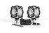 Kc Hilites Pro6 Gravity LED Light Spot Beam Pair KCH91301