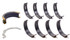King Bearings Main Bearing Set Coated SBC w/400 Mains KEBMB509XPC