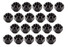 Kluhsman Racing Products Lugnut 20Pk 5/8-11 Alum Double Angle KLU8201