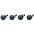Allstar Performance Overflow Nozzle 1/4In Barb 4Pk All30178-4