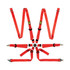 Omp Racing, Inc. ONE 2 Harness Red Pull Up And Down Clip In OMPDA0202VHSLUD061 Omp Racing, Inc. ONE 2 Harness Red Pull Up And Down Clip In OMPDA0202VHSLUD061