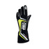 Omp Racing, Inc. First Evo Gloves Black And Yellow Med Ib/767/Ngi/M