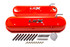 Proform GM LS Valve Covers - Slant Edge - Orange PFM141-257
