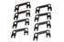 Prw Industries, Inc. Pushrod Guideplate Set Ford 351C/351M/400 70-74 PQX1135101