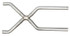 Pypes Performance Exhaust Universal 3.5in X-Pipe Stainless PYPXVA14