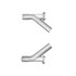 Pypes Performance Exhaust Universal Y-Pipe 2.5in Dump Extensions PYPXVX10F
