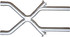Pypes Performance Exhaust Universal X-Pipe 3in X-Change w/Dumps PYPXVX13S