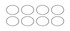 Qa1 Valve Disc Kit 8pk 1.300 OD X .010in QA17855-198