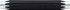 Quickcar Racing Products 5/8 Aluminum Scalloped Tube - 8in. QRP62-080