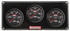 Quickcar Racing Products Redline 3 Gauge Panel OP/WT/FP QRP69-3012