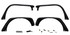 Rough Country 07-18 Jeep Wrangler JK F ront & Rear Fender Flare RCS10533