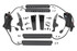 Rough Country LED Lights 10in Black Ford Super Duty F250 RCS70898
