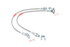 Rough Country Front Extended Stainless Steel Brake Lines for 4 RCS89340S
