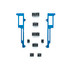 R And M Specialties Spark Plug Wire Loom Pontiac Blue RMW1110B R And M Specialties Spark Plug Wire Loom Pontiac Blue RMW1110B